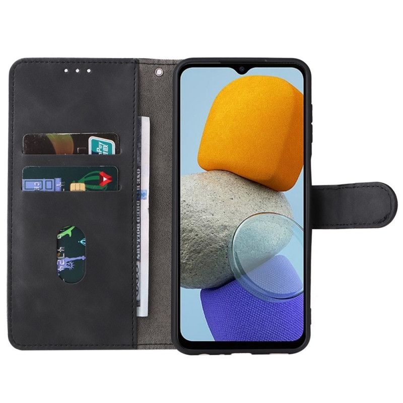 Folio Deksel Til Samsung Galaxy M23 5G Med Kjede Skin-touch Stropp