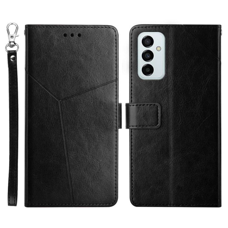 Folio Deksel Til Samsung Galaxy M23 5G Style Leather Y Design