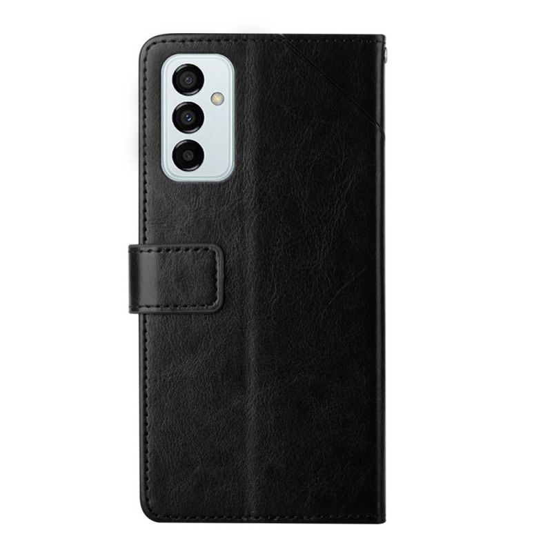 Folio Deksel Til Samsung Galaxy M23 5G Style Leather Y Design