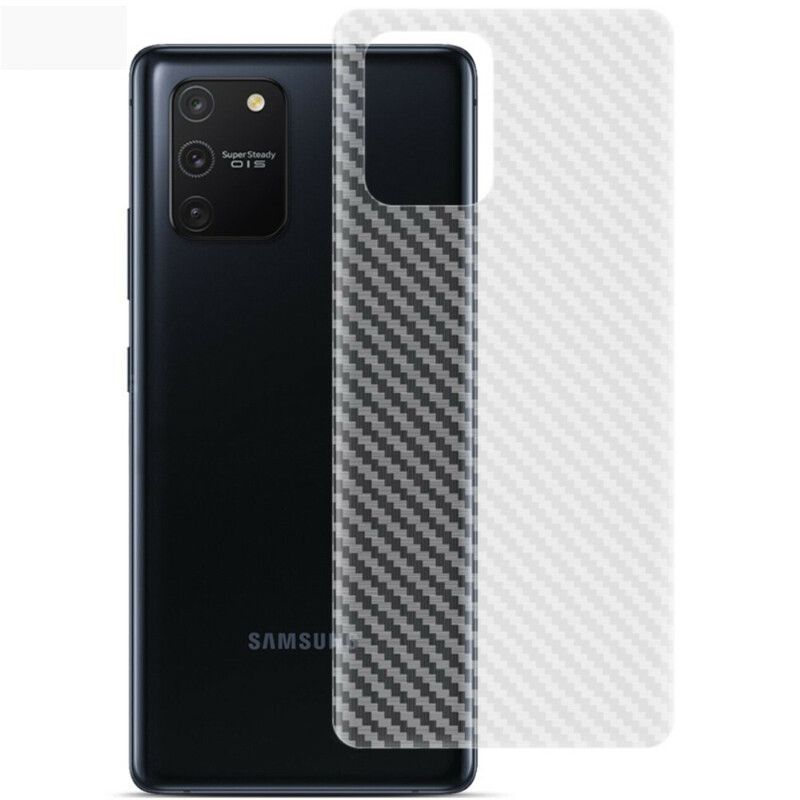 Bakfilm For Samsung Galaxy S10 Lite Carbon Style Imak