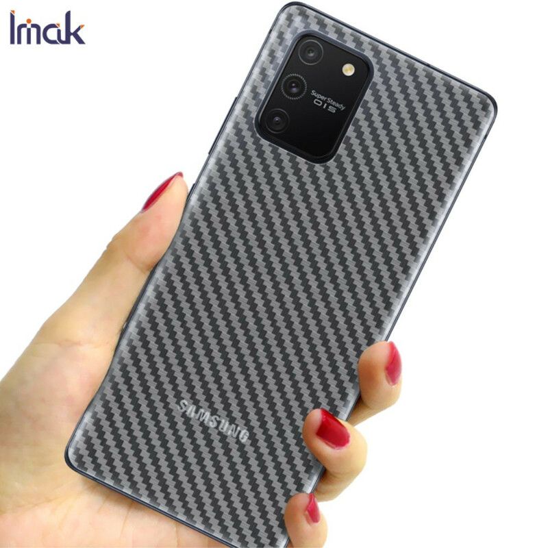 Bakfilm For Samsung Galaxy S10 Lite Carbon Style Imak