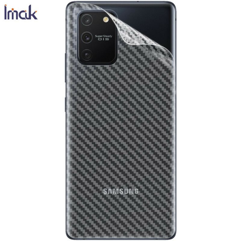 Bakfilm For Samsung Galaxy S10 Lite Carbon Style Imak