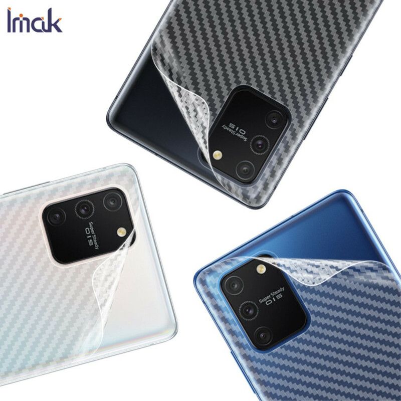 Bakfilm For Samsung Galaxy S10 Lite Carbon Style Imak