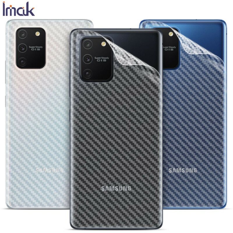 Bakfilm For Samsung Galaxy S10 Lite Carbon Style Imak