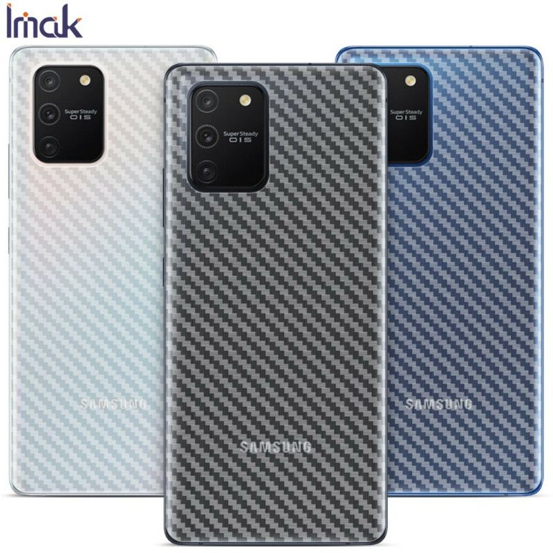 Bakfilm For Samsung Galaxy S10 Lite Carbon Style Imak