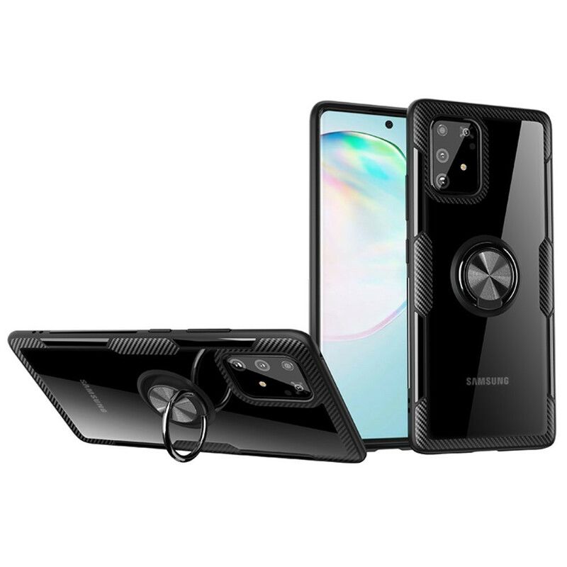 Deksel Til Samsung Galaxy S10 Lite Karbonfibermetallring