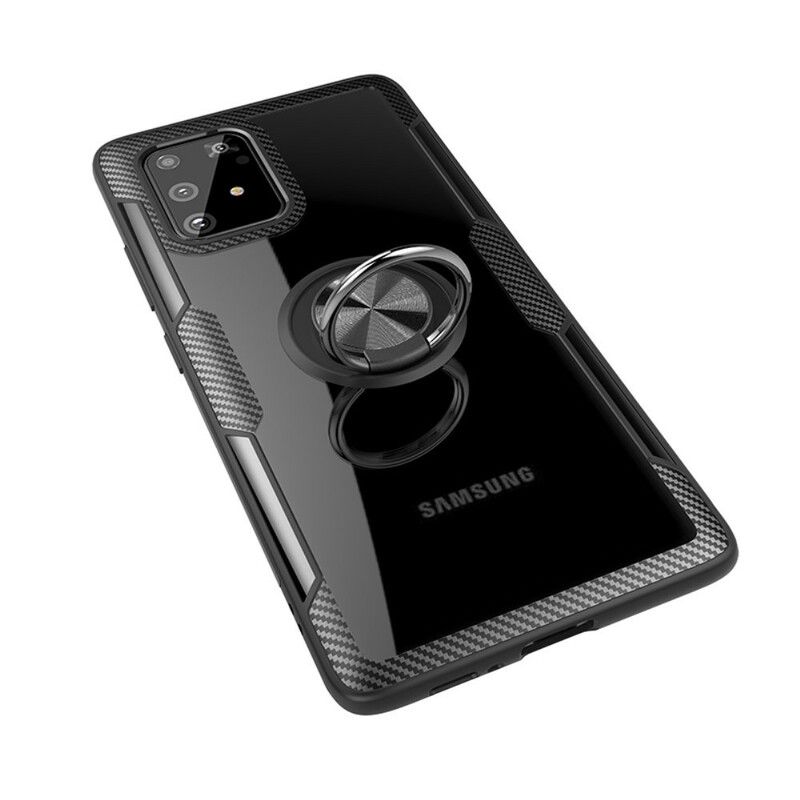 Deksel Til Samsung Galaxy S10 Lite Karbonfibermetallring