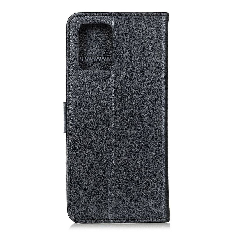 Folio Deksel Til Samsung Galaxy S10 Lite Faux Leather Litchi