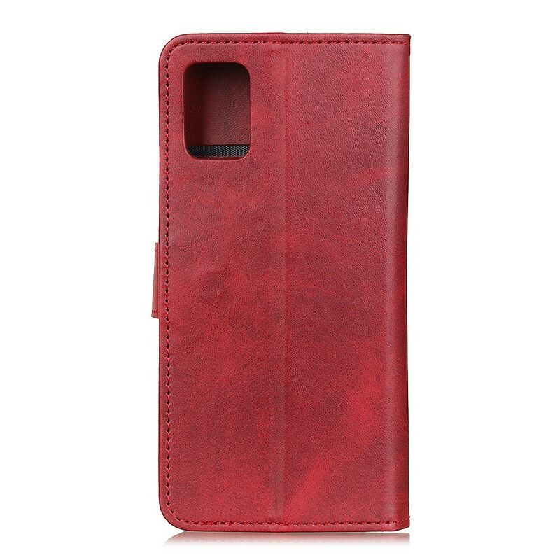 Folio Deksel Til Samsung Galaxy S10 Lite Retro Matt Skinneffekt