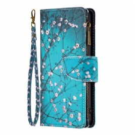 Lærdeksel Folio Deksel Poco X6 5g Mobildeksel Plum Blossom Lommebok