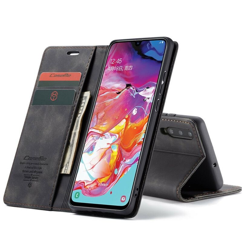 Beskyttelse Deksel Til Samsung Galaxy A70 Folio Deksel Caseme Kunstskinn