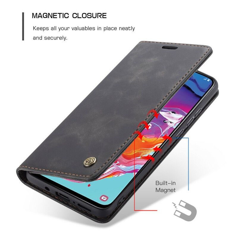 Beskyttelse Deksel Til Samsung Galaxy A70 Folio Deksel Caseme Kunstskinn