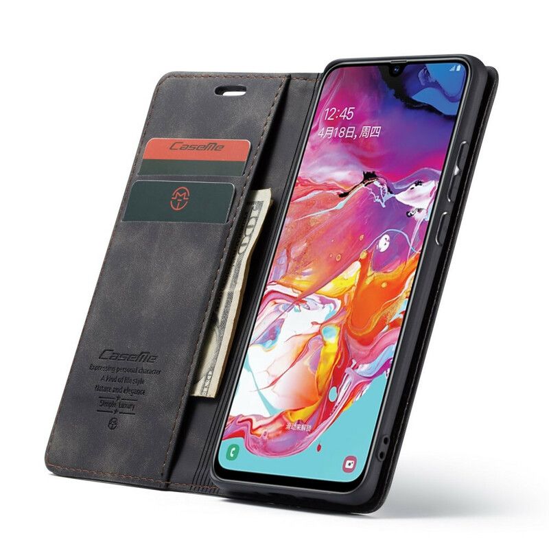 Beskyttelse Deksel Til Samsung Galaxy A70 Folio Deksel Caseme Kunstskinn