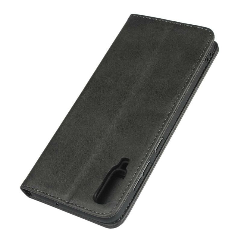 Beskyttelse Deksel Til Samsung Galaxy A70 Folio Deksel Sobriety Leather Style