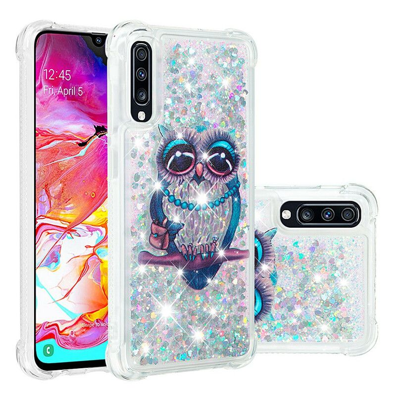 Deksel Til Samsung Galaxy A70 Frøken Glitterugle