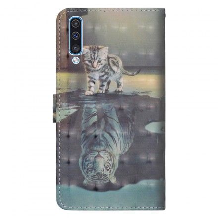 Folio Deksel Til Samsung Galaxy A70 Ernest The Tiger