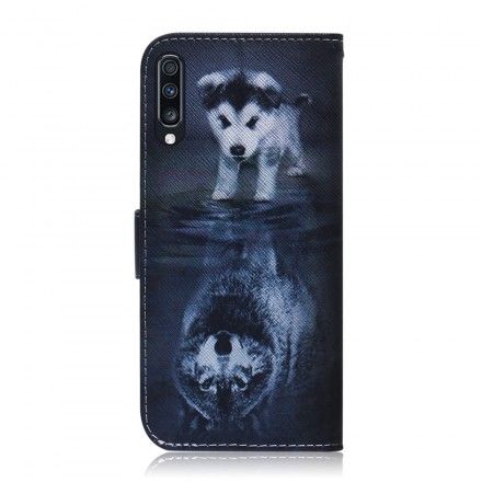 Folio Deksel Til Samsung Galaxy A70 Ernesto The Wolf