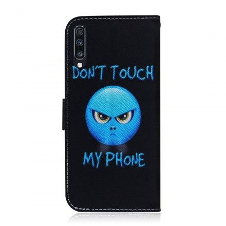 Folio Deksel Til Samsung Galaxy A70 Telefon-emoji