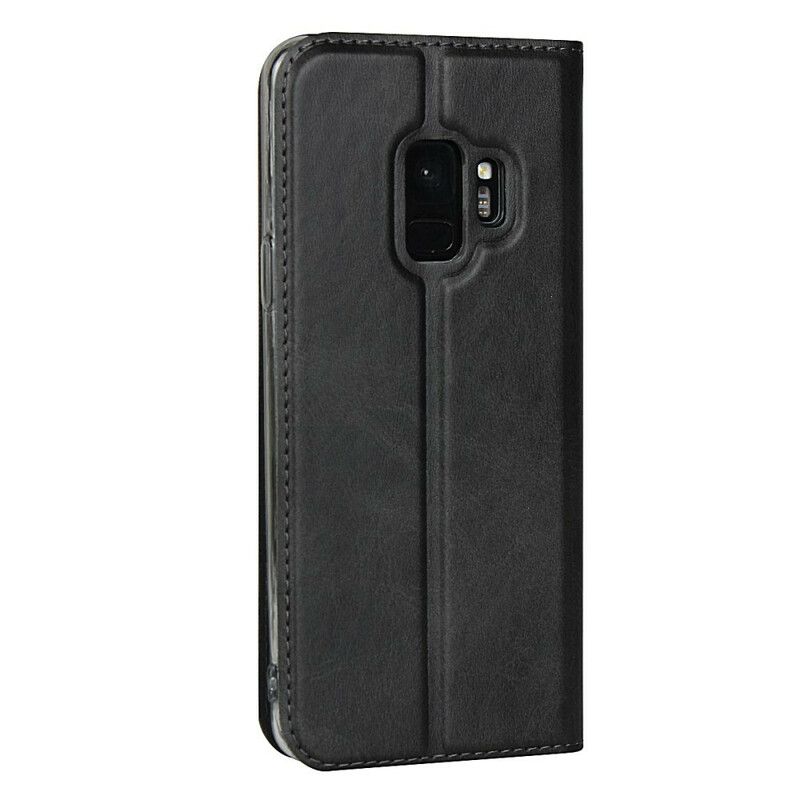 Beskyttelse Deksel Til Samsung Galaxy S9 Med Kjede Folio Deksel Faux Leather Class Med Stropp