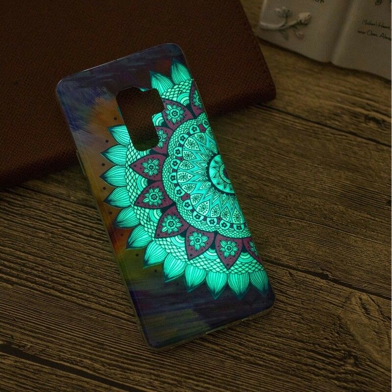 Deksel Til Samsung Galaxy S9 Fluorescerende Fargerik Mandala