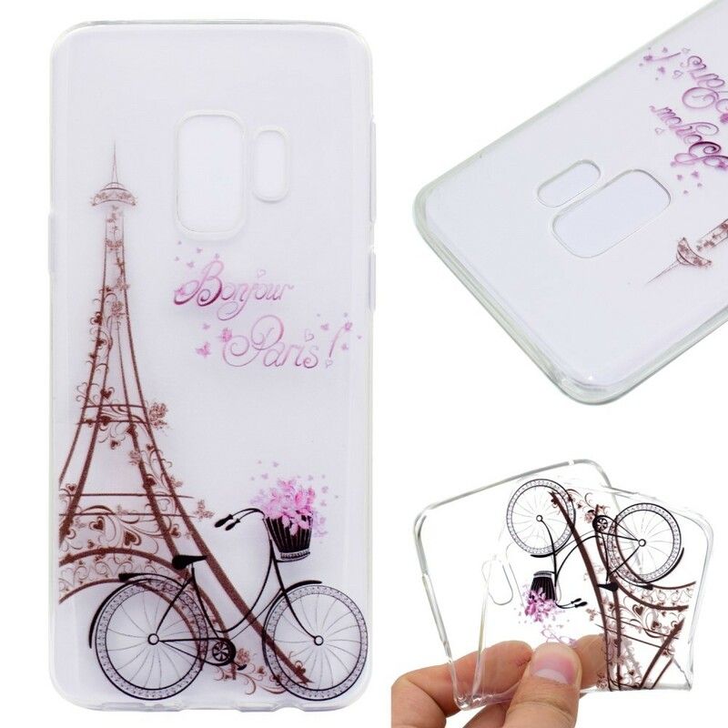 Deksel Til Samsung Galaxy S9 Transparent Bonjour Paris