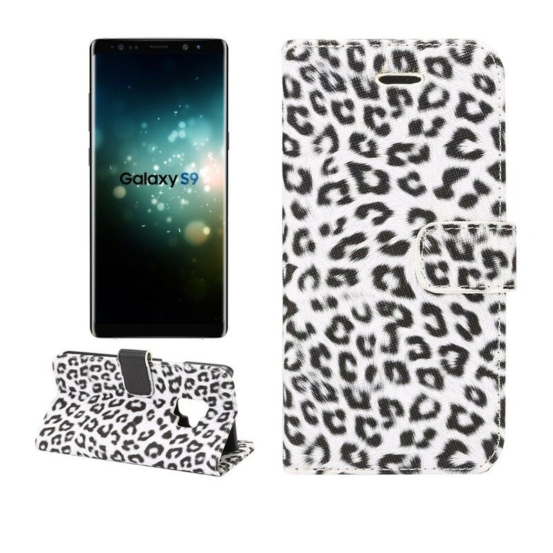 Folio Deksel Til Samsung Galaxy S9 Leopard