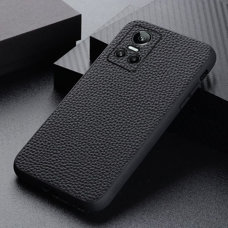 Deksel Til Realme GT Neo 3 Ekte Litchi Texture Leather