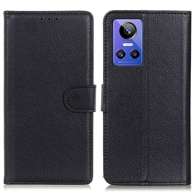 Folio Deksel Til Realme GT Neo 3 Faux Leather Litchi