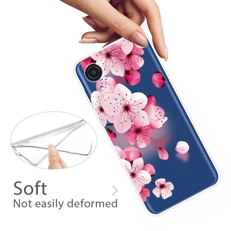 Deksel Til Samsung Galaxy A03 Core Små Rosa Blomster