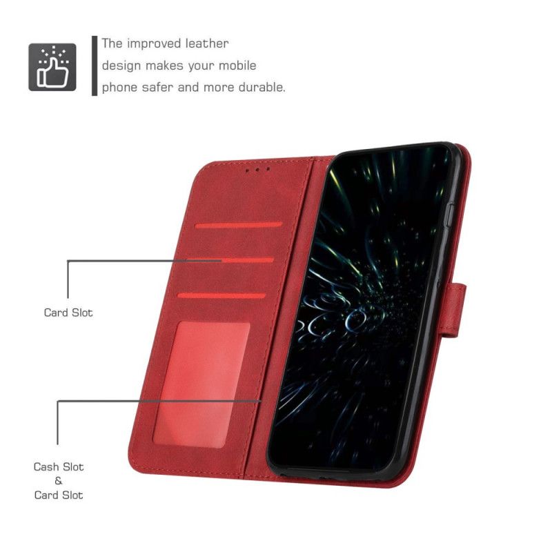 Folio Deksel Til Samsung Galaxy A03 Core Med Kjede Geo Kunstskinnrem