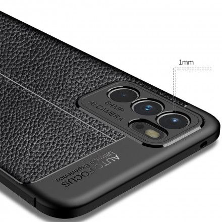 Deksel Til Oppo Reno 6 5G Litchi Skinneffekt