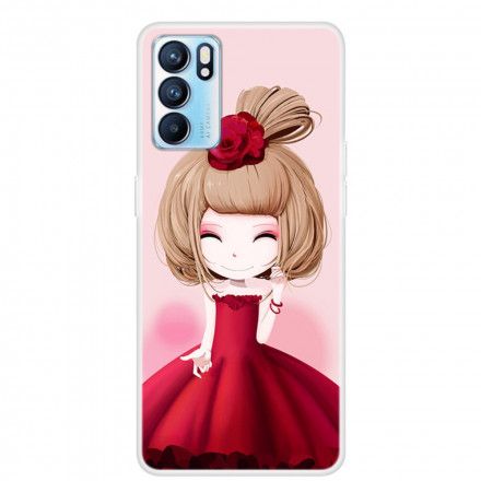 Deksel Til Oppo Reno 6 5G Manga Lady