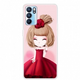 Deksel Til Oppo Reno 6 5G Manga Lady