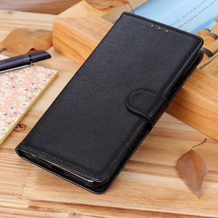 Folio Deksel Til Oppo Reno 6 5G Faux Leather Litchi