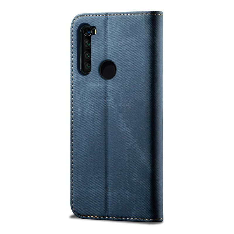 Beskyttelse Deksel Til Xiaomi Redmi Note 8T Folio Deksel Denimstoff