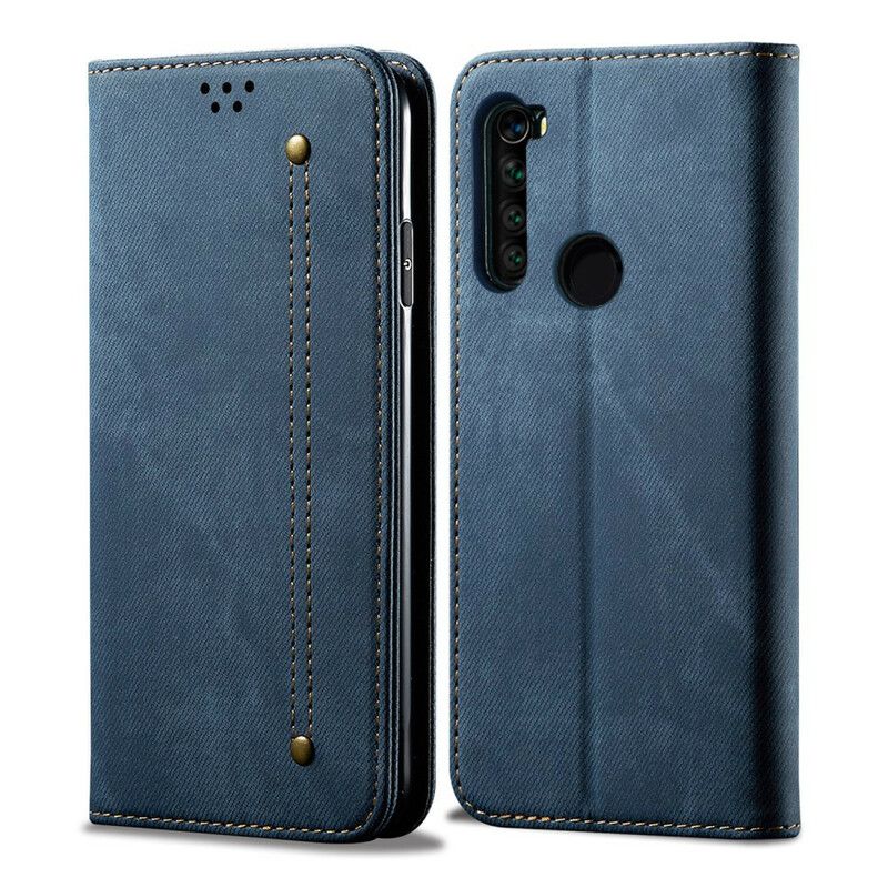 Beskyttelse Deksel Til Xiaomi Redmi Note 8T Folio Deksel Denimstoff