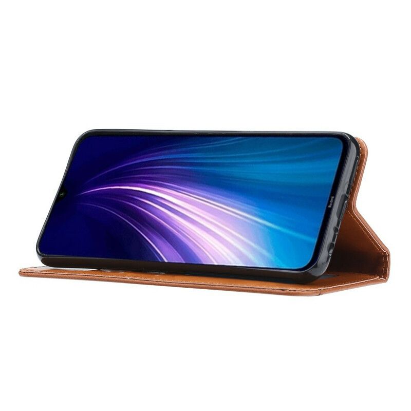 Beskyttelse Deksel Til Xiaomi Redmi Note 8T Folio Deksel Kortholder I Kunstskinn