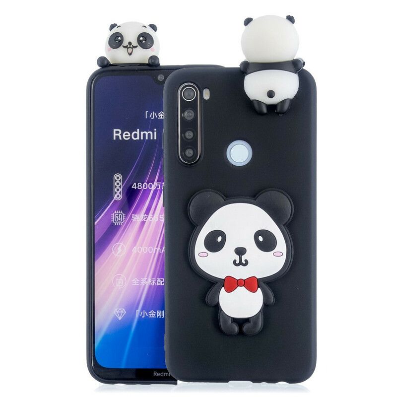 Deksel Til Xiaomi Redmi Note 8T 3d Min Panda