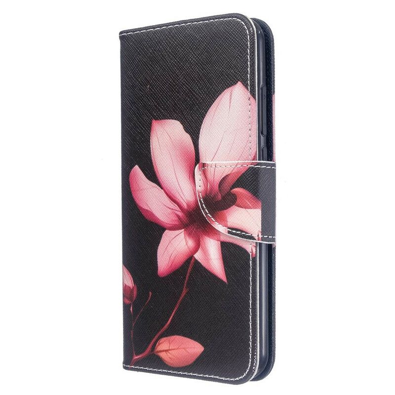 Folio Deksel Til Xiaomi Redmi Note 8T Rosa Blomst