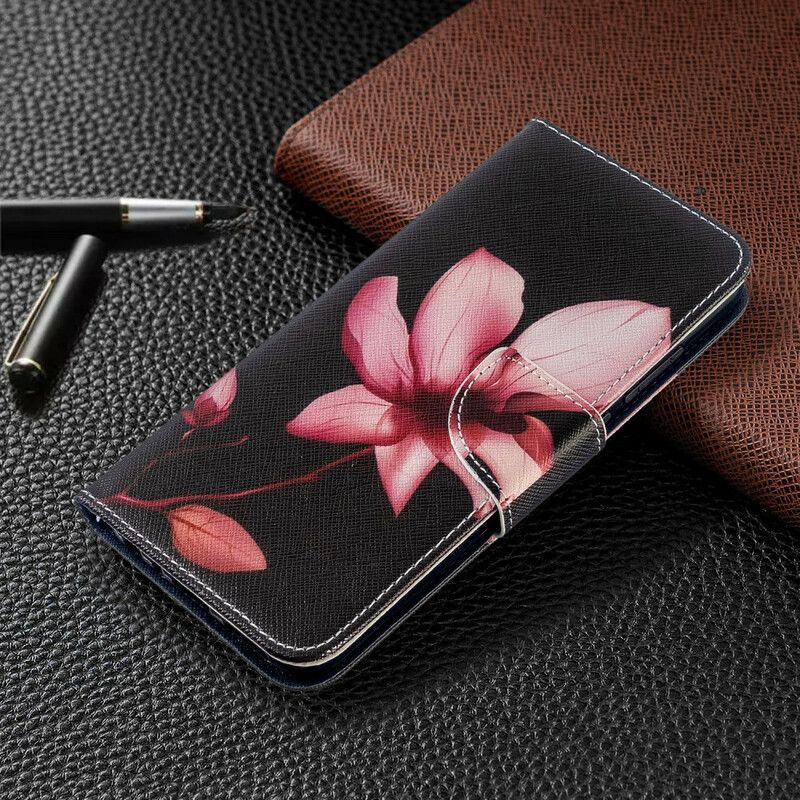 Folio Deksel Til Xiaomi Redmi Note 8T Rosa Blomst