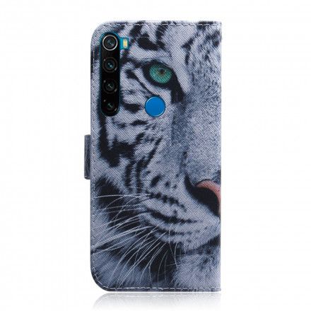 Folio Deksel Til Xiaomi Redmi Note 8T Tigeransikt