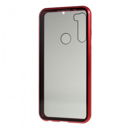 Mobildeksel Til Xiaomi Redmi Note 8T Herdet Glass Og Metall Foran Og Bak