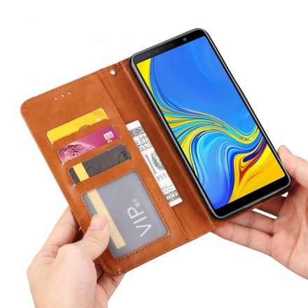 Beskyttelse Deksel Til Samsung Galaxy A50 Folio Deksel Faux Leather Card Holder