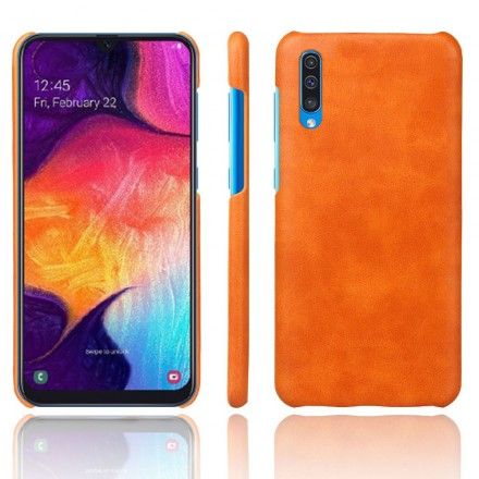 Deksel Til Samsung Galaxy A50 Performance Litchi Leather Effect