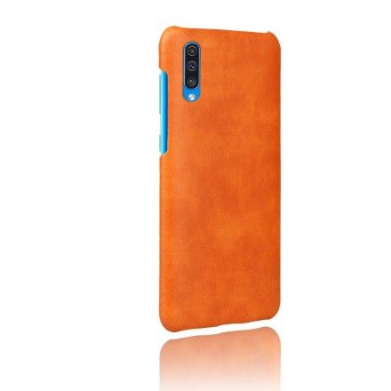 Deksel Til Samsung Galaxy A50 Performance Litchi Leather Effect