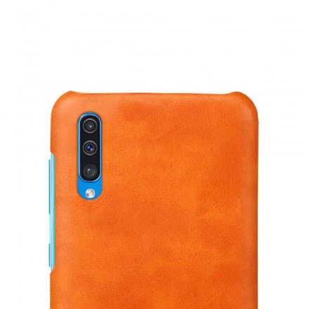 Deksel Til Samsung Galaxy A50 Performance Litchi Leather Effect