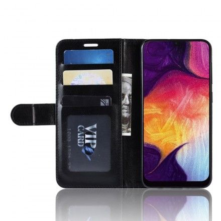 Folio Deksel Til Samsung Galaxy A50 Ultra Imitert Skinn