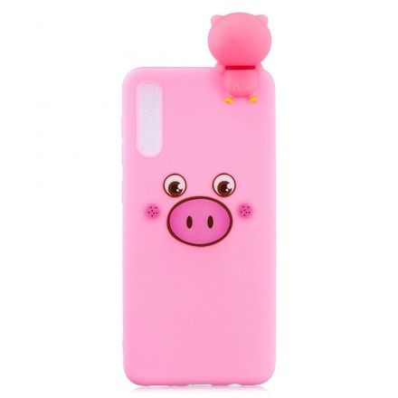 Mobildeksel Til Samsung Galaxy A50 Funny Pig 3d