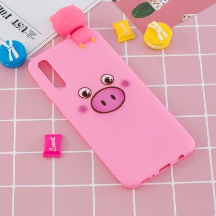 Mobildeksel Til Samsung Galaxy A50 Funny Pig 3d