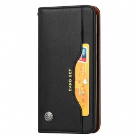 Beskyttelse Deksel Til Samsung Galaxy A20e Folio Deksel Faux Leather Card Holder